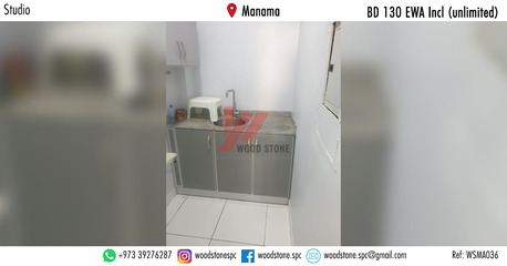Manama, Apartments/Houses, BHD 130/month,  Studio,  30 Sq. Meter,  Semi-Furnished Studio, Manama - BD 130 Incl (unlimited) WSMA036
