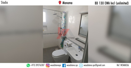 Manama, Apartments/Houses, BHD 130/month,  Studio,  30 Sq. Meter,  Semi-Furnished Studio, Manama - BD 130 Incl (unlimited) WSMA036