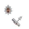 USD 1260,  Classic 1.40cttw Morganite Earring For Her At GemsNY