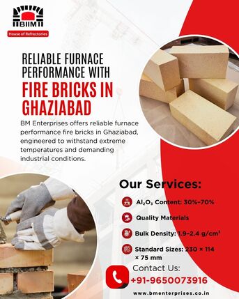 Lucknow, Materials, INR 30,  Reliable Furnace Performance With Fire Bricks In Ghaziabad