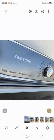 Riyadh, Appliances, Heavy Duty SAMSUNG 20KG Fully Automatic Washing Machine Top Loaded