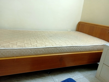 Salmaniya, Furniture, BHD 15,  Single Cot And Matress With Side Table
