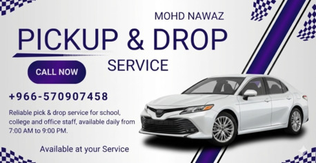 Jeddah, Pick Up & Drop Off, Reliable Pickup & Drop Service For School, College, Office Going Staff
