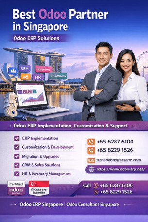 Singapore, Business Partners, Odoo Accounting ERP Company In Singapore | Odoo ERP Solutions