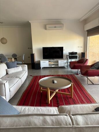 Amman, Apartments/Houses, JOD 16000/year,  Furnished,  2 BR,  Fully Furnished 2B Apart With Big Baconly In Jabal Webdeh 00962777688956