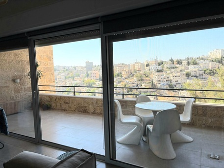 Amman, Apartments/Houses, JOD 16000/year,  Furnished,  2 BR,  Fully Furnished 2B Apart With Big Baconly In Jabal Webdeh 00962777688956