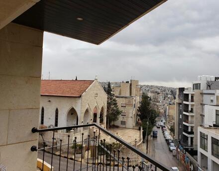 Amman, Apartments/Houses, JOD 18000/year,  Furnished,  3 BR,  Fully Furnished 3B Apart With Big Balcony In Jabal Webdeh 00962777688956