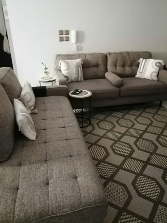 Riyadh, Furniture, SAR 700,  Sofa Seat From City W In A Good Conditon Plus Chair And Big Mirror