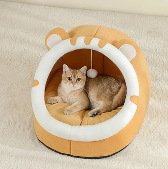 New York, Pet Supplies, USD 1,  Indoor Cat Bed Cave Tent With Toys