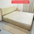 BHD 48,  ✅️ 200.200 Cm Bed With Mattress For Sale In Good Condition With Delivery