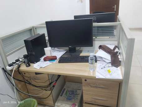 Riyadh, Furniture, SAR 8000,  URGENT SALE: Complete High-Quality Office Furniture Set (Desks)