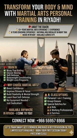 Riyadh, Training, Personal Trainer - Martial Arts - Phydical Fitnes