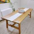 SAR 999,  IKEA MOCKELBY Solid Oak Wooden DINING TABLE For Sale