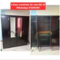 BHD 43,  ✅️ 4 Door Wardrobe For Sale In Good Condition With Delivery