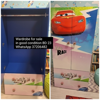 Manama, Furniture, BHD 23,  ✅️ Kids Wardrobe For Sale In Good Condition With Delivery