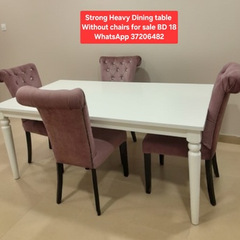 Manama, Furniture, BHD 18,  ✅️ Strong Heavy Dining Table Without Chairs For Sale In Good Condition With Delivery