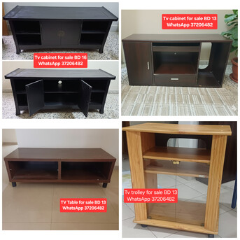 Manama, Furniture, BHD 18,  ✅️ Tv Cabinet For Sale In Good Condition With Delivery