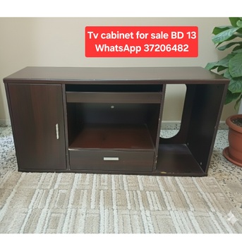Manama, Furniture, BHD 18,  ✅️ Tv Cabinet For Sale In Good Condition With Delivery