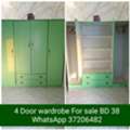 BHD 38,  ✅️ Wardrobe 4 Dooor For Sale In Good Condition With Delivery.