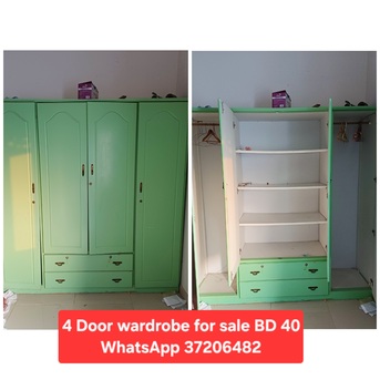 Manama, Furniture, BHD 40,  ✅️ Wardrobe 4 Dooor For Sale In Good Condition With Delivery.