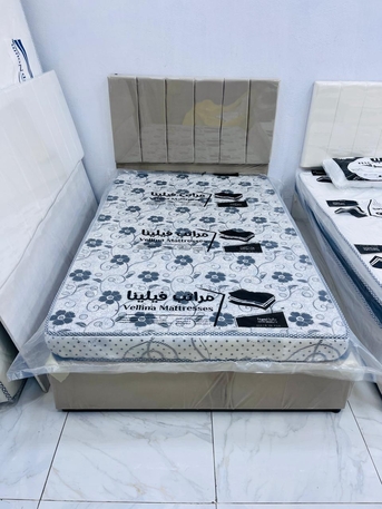 Riyadh, Furniture, SAR 12,  New Brand High Quality Medium Size Bed With Mattress Available In Low Price