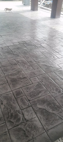 Ad Diriyah, Construction, الخرسانة المطبوعة الملونة صبة مروحة ميزا