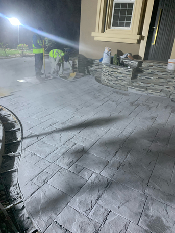 Ad Diriyah, Construction, الخرسانة المطبوعة الملونة صبة مروحة ميزا