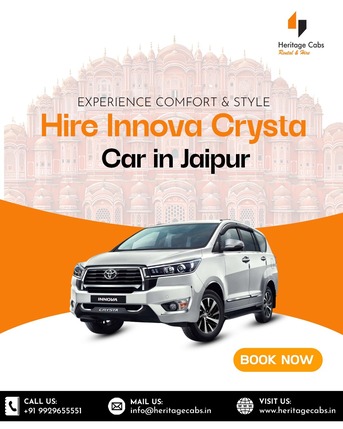 Jaipur, Travel, Toyota Innova Crysta Car Rental In Jaipur At Affordable Price