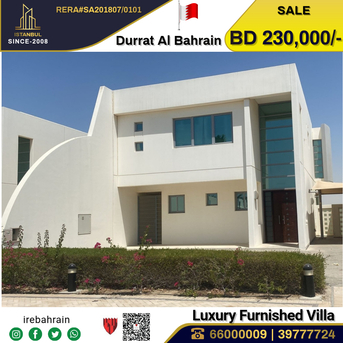 Manama, Real Estate For Sale, BHD 230000,  3 BR,  Fully Furnished Luxury Villa For Sale In Durrat Al Bahrain
