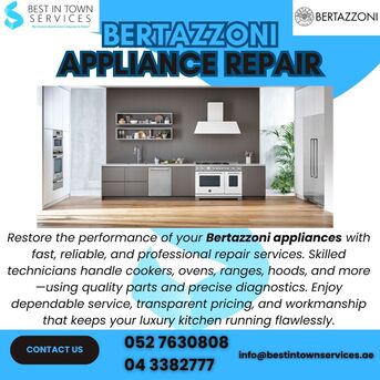Dubai, Appliance Repair, Bertazzoni Home & Kitchen Appliances Repair Services