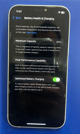 Al Naseem, Mobile Phones, SAR 1,  I Phone 12 64GB 80% Battery Best Working Condition.