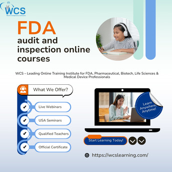 New York, Lessons Offered, FDA Audit And Inspection Online Courses For Regulatory Compliance & Career Growth