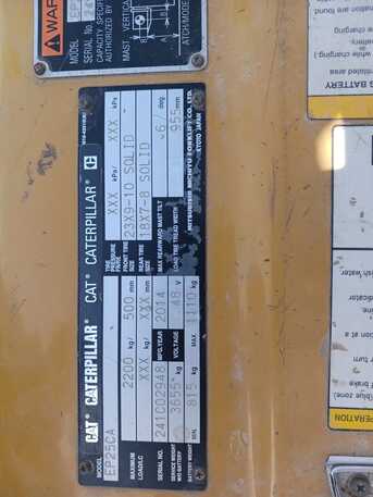 Dammam, Heavy Equipment, SAR 45000,  Cat Electric Forklift (Made In USA)