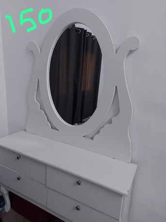 Riyadh, Furniture, SAR 120,  Wooden Dressing Table (White)