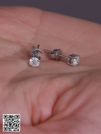 London, Jewelry, GBP 700,  0.50ct Round Diamond Stud Earrings | Elegant Half-Carat Shine