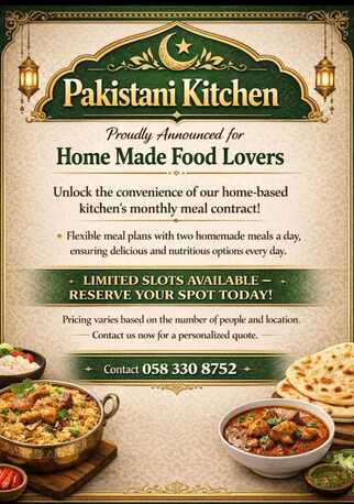 Al Kharj, Food, Home Made Pakistani Cuisine