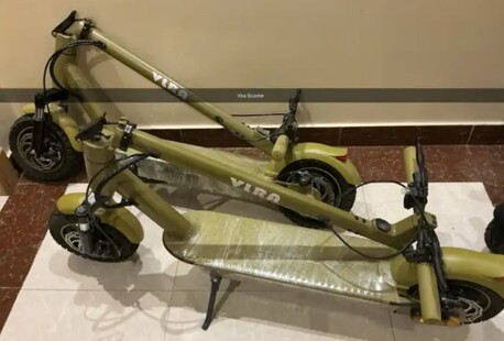 Riyadh, Bicycles, SAR 1200,  VLRA Electric Scooter, 60 KM/H, Off-Road &ndash; Brand New (Green) - 2 Units