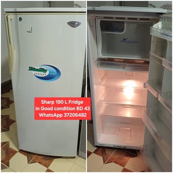 Manama, Appliances, BHD 43,  ✅️ Sharp 190 L Fridge For Sale In Good Condition With Delivery