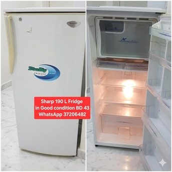Manama, Appliances, BHD 43,  ✅️ Sharp 190 L Fridge For Sale In Good Condition With Delivery