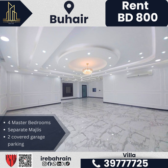 East Riffa, Villas, BHD 800,  Beautiful 4 BHK Villa For Rent &ndash; Riffa (Al Buhair)