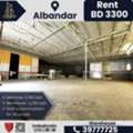 BHD 3300,  2750 Sq. Meter,  Workshop / Factory With Accommodation For Rent &ndash; Albandhar (Near Sitra)