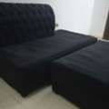 SAR 300,  Black Sofa Set (2 Pieces)