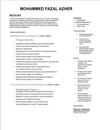 Riyadh, Job Seekers, IT Support Specialist