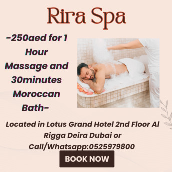 Dubai, Health, Rira Spa Offer 1/25/2026