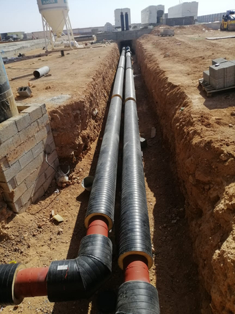 Jubail, Air Conditioning, Chiller Water , Fire Fighting , RTR Pipe -installation Spealist Armco Subcontractor Dammam