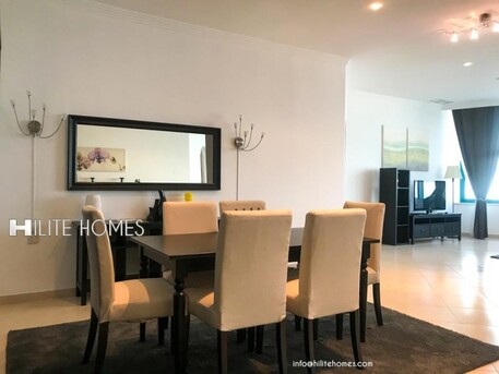 Salmiya, Apartments/Houses, 1300/month,  Furnished,  3 BR,  Three Bedrooms Fully Furnished Sea View Apartment Available In Salmiya