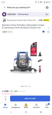 Jubail, Appliances, SAR 350,  Carpet Cleaner Like Brand New Is For Sale