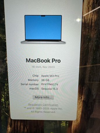 Riyadh, Computers, SAR 7800,  MacBook Pro M3 Pro 16" 2023