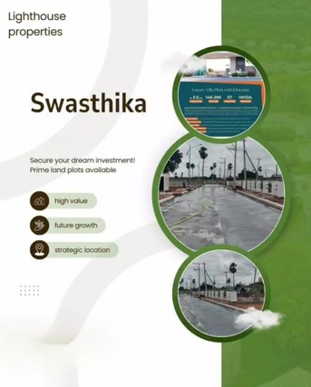 Hyderabad, Residential Plots, INR 21000, 200 Sq. Yard, Swasthika – HMDA Approved Plots & Homes