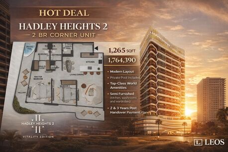 Dubai, Real Estate For Sale, AED 1,  2 BR,  1309 Sq. Feet,  Modern 2 Bedroom With Balcony Swimming Pool 056 343 6309